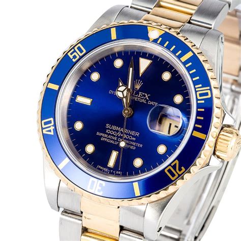 rolex t25 16613 black|rolex 16613 blue light.